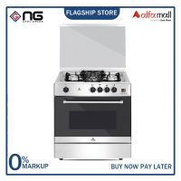 Nasgas DG-430 Single Door Cooking Range 30 inch Tempered Front Glass On Installments