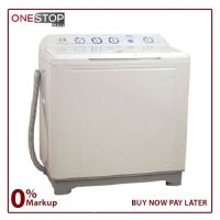 Haier HWM-120 AS Twin Tub Washing Machine (12KG) with Spinner Pure Copper On Installments By OnestopMall