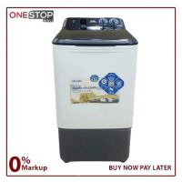 Haier HWM-130-1217 Semi Automatic Single Tub Washing Machine Capacity 12KG Powerful Motor On Installments By OnestopMall