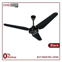 Super Asia Smart Antique AC DC 56 Inch Ceiling Inverter Fan Remote Control Option On Installments By OnestopMall