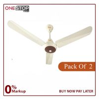 GFC AC DC Ceiling Fan 56 Inch Ravi Model Pack Of 2 High quality Brand Warranty Other Bank