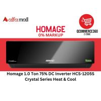 Homage 1.0 Ton 75% DC Inverter HCS-1205S Crystal Series Heat & Cool (Installment) - QC