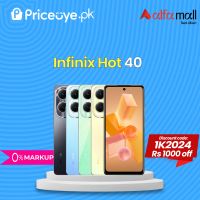 Infinix Hot 40 8GB 256GB Priceoye-Easy Monthly Installment-PTA Approved
