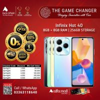 Infinix Hot 40 8GB RAM 256GB Storage | Installment - The Game Changer