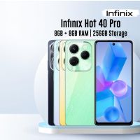 Infiinix Hot 40 Pro 8GB RAM 256GB Storage | PTA Approved | 1 Year Warranty | Installments Upto 12 Months - The Game Changer
