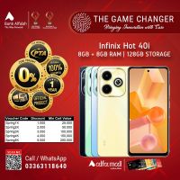 Infiinix Hot 40i 8GB RAM 128GB Storage | Installment - The Game Changer