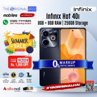 Infinix Hot 40i 8GB RAM 256GB Storage | PTA Approved | 1 Year Warranty | Installment - The Original Bro