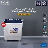 Haier Twin Tub Semi Automatic Washing Machine HTM 100-1169 10kg  (Installment) - ET	