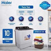 Haier Twin Tub Semi Automatic Washing Machine 10KG HWM 110-186S (Installment) - HC