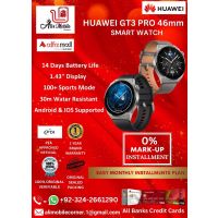 HUAWEI GT3 PRO 46mm Smart Watch Android & IOS Supported For Men & Women On Easy Monthly Installments By ALI's Mobile