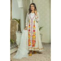 Manahils Mona Embroidery Collection 3 Pieces Kurti 090
