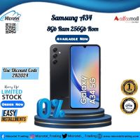 Samsung A34_8-256 Brand New Pta Approved with 1YEAR warranty_48MP_6.6inch_On Installment