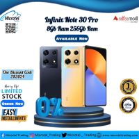 INFINIX NOTE 30 PRO 8-256GB BRAND NEW BOX PACK OFFICIAL PTA APPROVED WITH 1YEAR WARRANTY_ON INSTALLMENT