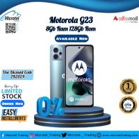 MOTOROLA G23 8-128GB BRAND NEW BOX PACK OFFICIAL PTA APPROVED WITH 1YEAR WARRANTY_ON INSTALLMENT