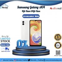 Samsung A04_4GB -64GB OFFICIAL PTA APPROVED DUAL SIM WITH 1YEAR WARRANTY - 50MP Camera - 6.5
