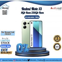 REDMI NOTE 13 8-256GB BRAND NEW BOX PACK OFFICIAL PTA APPROVED WITH 1YEAR WARRANTY_ON INSTALLMENT