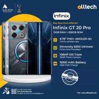 Infinix GT 20 Pro 12GB-256GB | 1 Year Warranty | PTA Approved | Non Installments By ALLTECH
