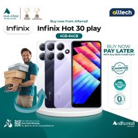 Infinix Hot 30 Play 4GB-64GB | PTA Approved | 1 Year Warranty | Installment With Any Bank Credit Card Upto 10 Months | ALLTECH
