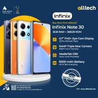 Infinix Note 30 8GB-256GB | 1 Year Warranty | PTA Approved | Non Installments By ALLTECH