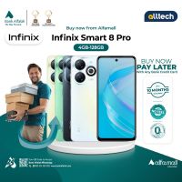 Infinix Smart 8 Pro 4GB-128GB | PTA Approved | 1 Year Warranty | Installment With Any Bank Credit Card Upto 10 Months | ALLTECH