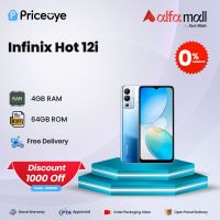Infinix Hot 12i 4GB 64GB | 18 Months Installment | PTA Approved | Price Oye | Free Delivery | Flash Sale | Apply Coupon ALL1000