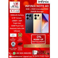 INFINIX NOTE 40 (8GB RAM AND 256GB ROM) On Easy Monthly Installments By ALI's Mobile