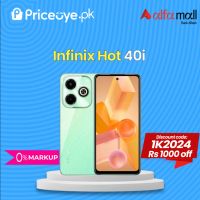 Infinix Hot 40i ( 8GB - 128GB ) - Easy Monthly Installment - PTA Approved - Priceoye