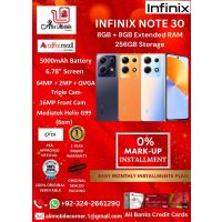 INFINIX NOTE 30 (8GB+8GB EXTENDED RAM & 256GB ROM) On Easy Monthly Installments By ALI's Mobile