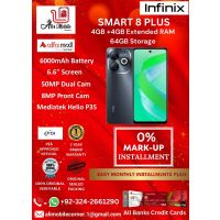 Infinix Smart 8 Plus 4GB 64GB Priceoye  PTA Approved Installment 