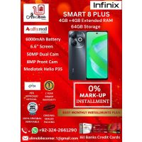 INFINIX SMART 8 PLUS (4GB RAM AND 64GB ROM) On Easy Monthly Installments By ALI's Mobile