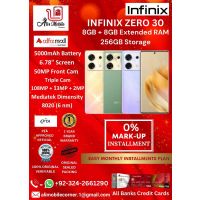 INFINIX ZERO 30 4G (8GB+8GB EXTENDED RAM & 256GB ROM) On Easy Monthly Installments By ALI's Mobile