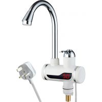 Instant Electric Water Heater Tap With LED Temperature Display Hot Water Faucet - Without Installments