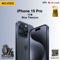 Apple iPhone 15 Pro 1TB Blue Titanium Mercantile Warranty on Installments by WOJOZO