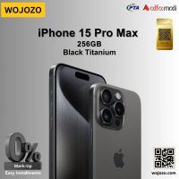 Apple iPhone 15 Pro Max 256GB Black Titanium Mercantile Warranty on Installments by WOJOZO