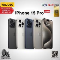 iPhone 15 Pro 256GB Official PTA Approved with One Year Warranty on Installments