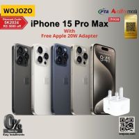 Apple iPhone 15 Pro Max 256GB PTA Approved with Official Warranty and Free 20W Original Mercantile Adapter on Installments