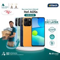 Itel A05s 4GB-64GB | PTA Approved | 1 Year Warranty | Installment With Any Bank Credit Card Upto 10 Months | ALLTECH	