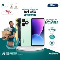 Itel A50 2GB-64GB | PTA Approved | 1 Year Warranty | Installment With Any Bank Credit Card Upto 10 Months | ALLTECH