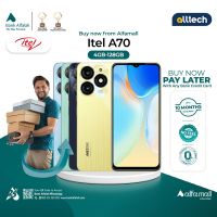 Itel A70 4GB-128GB | PTA Approved | 1 Year Warranty | Installment With Any Bank Credit Card Upto 10 Months | ALLTECH