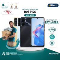 Itel P40 4GB-128GB | PTA Approved | 1 Year Warranty | Installment With Any Bank Credit Card Upto 10 Months | ALLTECH	