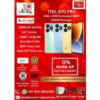 ITEL A70 PRO (4GB RAM AND 256GB ROM) On Easy Monthly Installments By ALI's Mobile