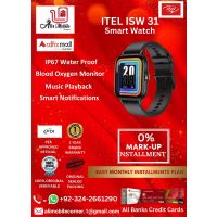 ITEL ISW 31 Smart Watch Android & IOS Supported For Men & Women On Easy Monthly Installments By ALI's Mobile