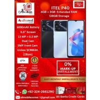 ITEL P40 (4GB+3GB EXTENDED RAM & 128GB ROM) On Easy Monthly Installments By ALI's Mobile