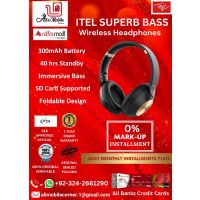 ITEL SUPERB BASS IEB 82 WIRELESS HEADPHONE On Easy Monthly Installments By ALI's Mobile