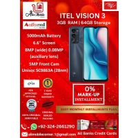 ITEL VISION 3 (3GB RAM & 64GB ROM) On Easy Monthly Installments By ALI's Mobile