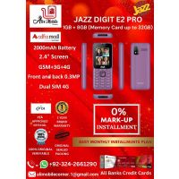 JAZZ DIGIT 4G E2 PRO 2.4 Inches Touch Screen (1GB RAM & 8GB ROM) On Easy Monthly Installments By ALI's Mobile