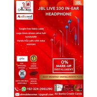 JBL LIVE 100 IN EAR HEADPHONE HANDSFREE On Easy Monthly Installments By ALI's Mobile