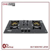 Hanco Model 404 Hob Brass Burner Tempered Glass Auto Ignition Stove On Installments By OnestopMall