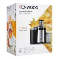KENWOOD Juicer 300W Stainless Steel Juice Extractor with 65mm Wide Feed Tube,2 Speed, Transparent Juice Jug, Pulp Container, Anti Drip for Home, Office,Restaurant & Cafeteria JEM01.000BK Silver/Black ON INSTALMENTS