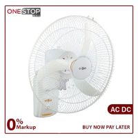 Super Asia AC DC Classic Bracket 18 Inch Fans Low energy consumption Specially designed blades On Installments By OnestopMall
